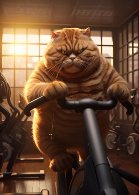Fat Cat Losing Weight Fit