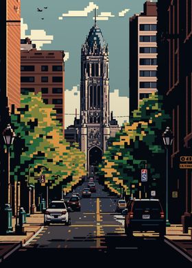 Rochester city Pixel Art