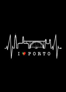 Porto Skyline Heartbeat