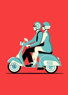 Vespa Classics Vintage Art