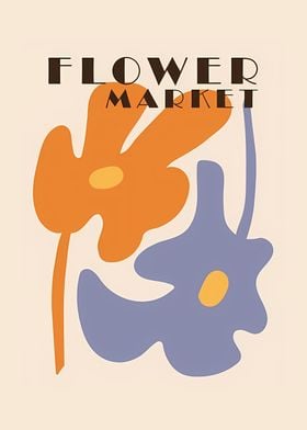 Flower market Retro Indie