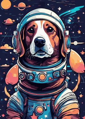 Astronaut Dog 5