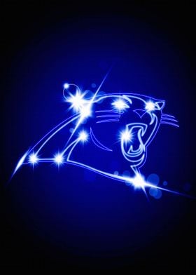 Carolina Panthers Neon