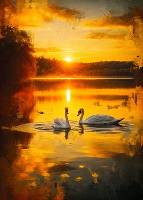 The Swans Embrace