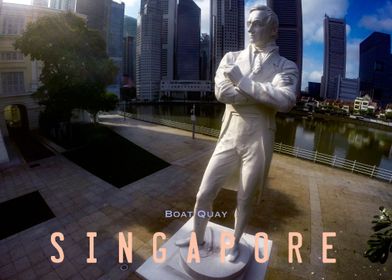 Singapore Raffles Statue