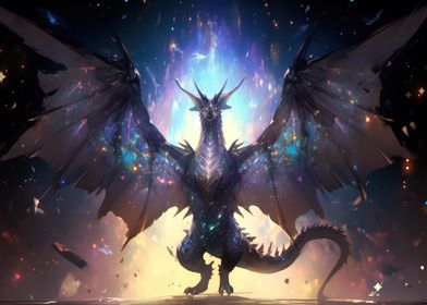 Cosmic Opalescent Dragon