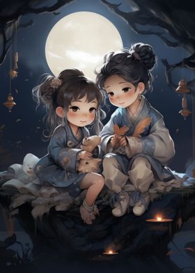 Sisters In The Moon Light