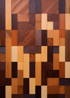 Cool geometrical wood abst