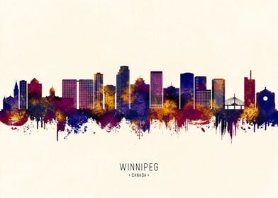 Winnipeg Manitoba Skyline