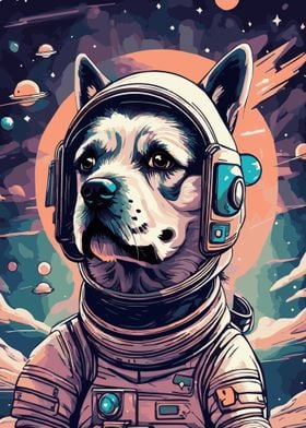 Astronaut Dog 7