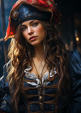 Enchanting Mermaid Pirate