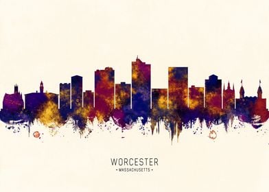 Worcester MA Skyline