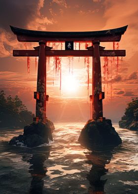 japanese torii gate