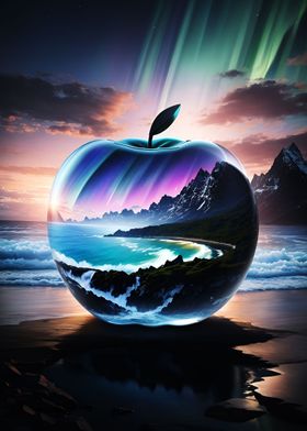 sunrise sea in apple