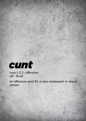 cunt definition