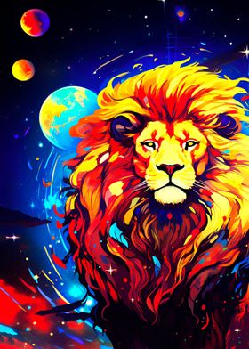 Cosmos Star Sky Leo Lion