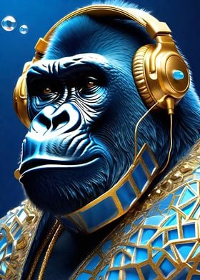 Gorilla Pop Art 5647