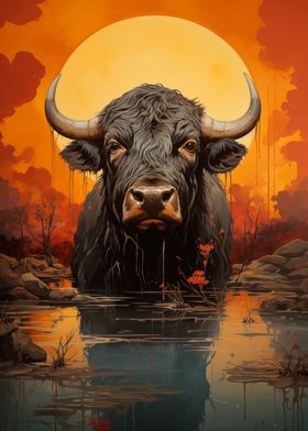 Domestic water buffalo