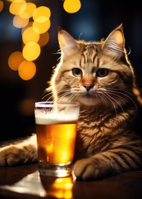 Meow Beer Cat