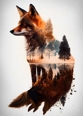 Forest Wilderness Fox