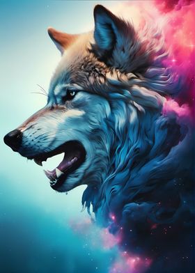 Wolf Cosmic Space
