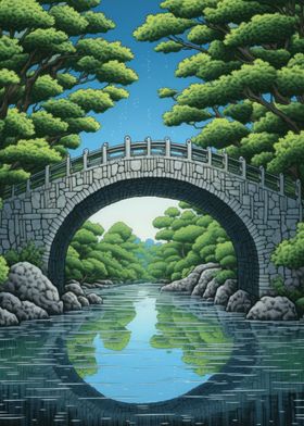 Bridge River Painting