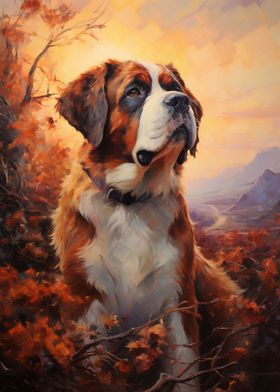 St Bernard dog