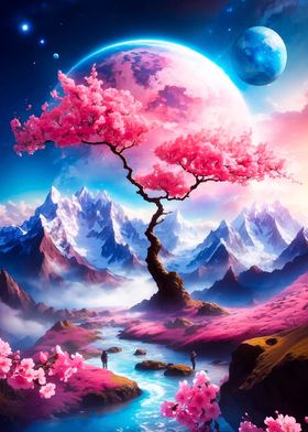 Magic Pink Tree