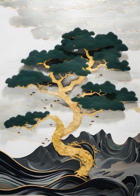 abstract Tree Bonsai art