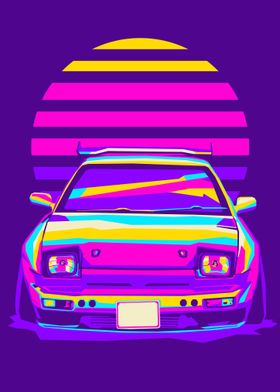 Nissan 180sx Illustration