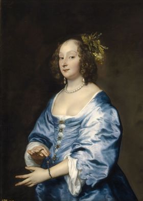 Mary Ruthven by van Dyck