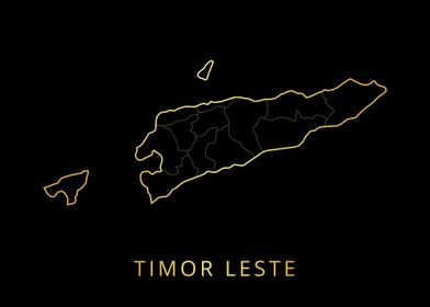 Timor Leste Map