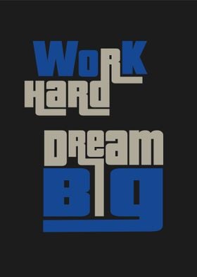 work hard bream big