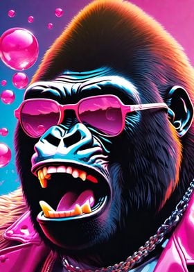 Gorilla Pop Art 5603