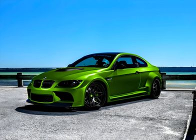 BMW Green Car