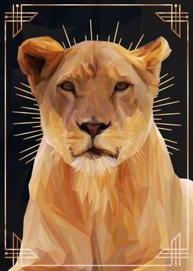 Golden Luxury Lioness