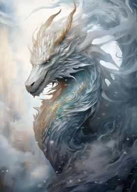 Enigmatic Dragon Poster