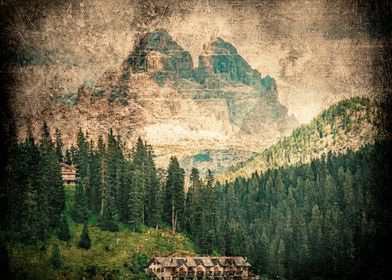 Cime di Lavaredo Grunge