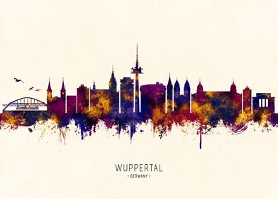 Wuppertal Germany Skyline