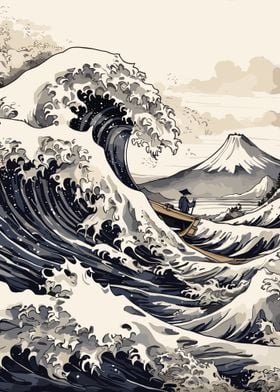Vintage Wave off Kanagawa
