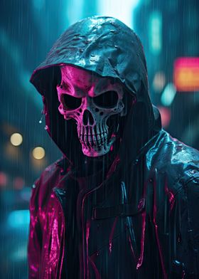 Cyberpunk Skull