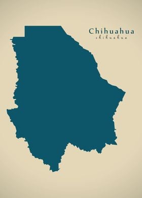 Chihuahua Mexico map