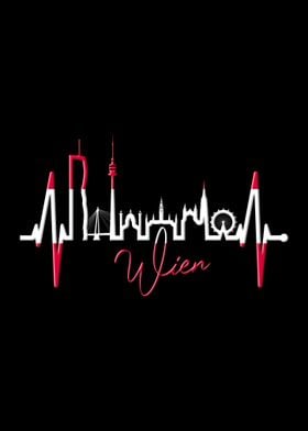 Vienna Skyline Heartbeat