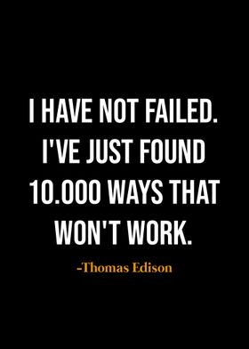 Thomas Edison quotes 