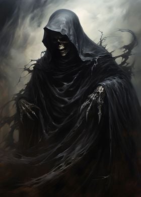 Grim Reaper Dark Deko