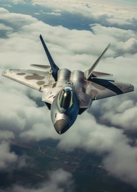 F22 Raptor Jet Clouds 2