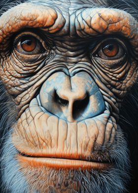 Chimpanzee Portrait