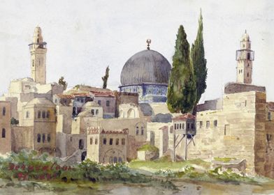 Partial view of Jerusalem