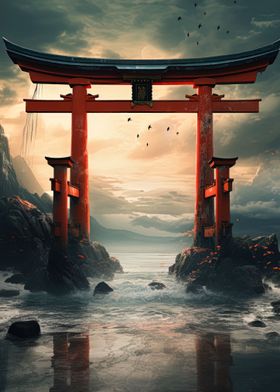 anime japanese gate