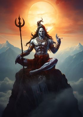 Shiva Majestic Tranquility